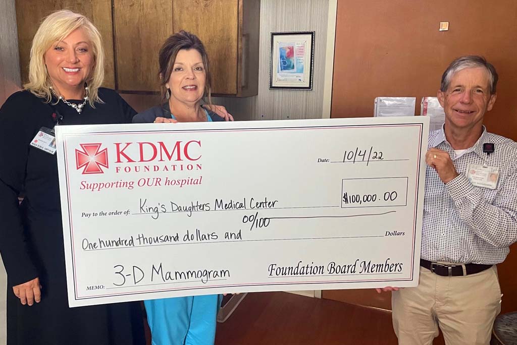 KDMC Foundation Gift Check